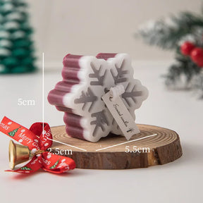 New Christmas Snowflake Aromatherapy Candle Hand-Made Romantic Atmosphere Creative Home Desktop Decorations With Gifts Ornaments - V.I.P Digital Presence