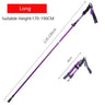 Anti Shock Walking Stick Telescopic Baton Trekking Stick Ultralight Aluminum Alloy Tactical Walking Canes 5-Section 1Piece