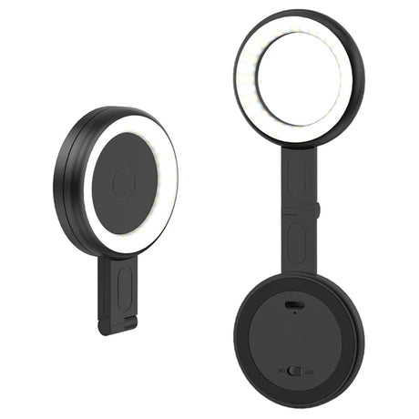 Magnetic LED Fill Light for Phone Selfie Light LED Video Light 2500K-9000K Dimmable Built-in Battery Replacement for iPhone Vlog - V.I.P Digital Presence