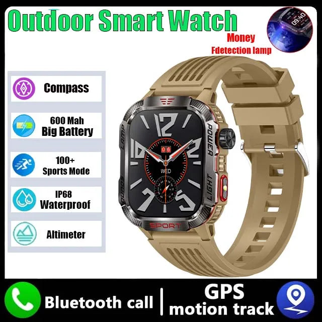 GZYR 2.01" Screen Smart Watch Men Bluetooth Call 600 mAh Sports Waterproof Heart rate Blood Oxygen SmartWatch For Huawei Xiaomi - V.I.P Digital Presence