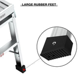 Work Platform Aluminum Portable Bench Folding Ladder ANSI Capacity 225 LBS 40" - V.I.P Digital Presence