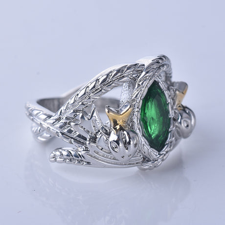 Plated with s925 Silver Mighty Ring, Aragon Ring, Barakh Ring, European and American Ins Two tone Ring - V.I.P Digital Presence