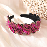 Gorgeous Mizhu Water Diamond Baroque Retro Wide Edge Hair Accessories - V.I.P Digital Presence