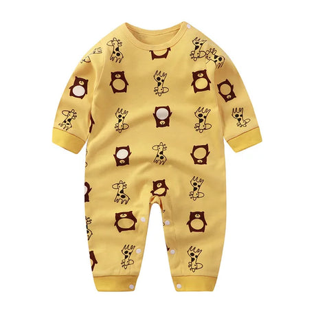 2024 Spring Autumn 0-2 Years Old Baby Romper Baby Jumpsuit Boys Girls Long-sleeved Trousers Newborn Romper Climbing Clothes - V.I.P Digital Presence