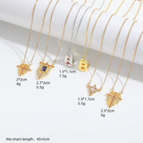 Roman retro flag design pendant necklace for women's collarbone chain - V.I.P Digital Presence