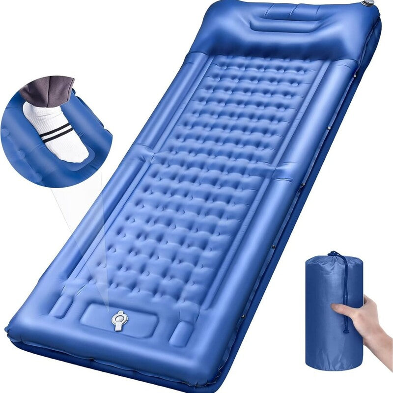 Outdoor thicken self-inflating camping mattress: ultralight, with built-in pump, ideal for travel, hiking, fishing. - V.I.P Digital Presence