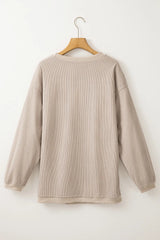 Full Size Sequin Boots Round Neck Long Sleeve Sweatshirt - V.I.P Digital Presence