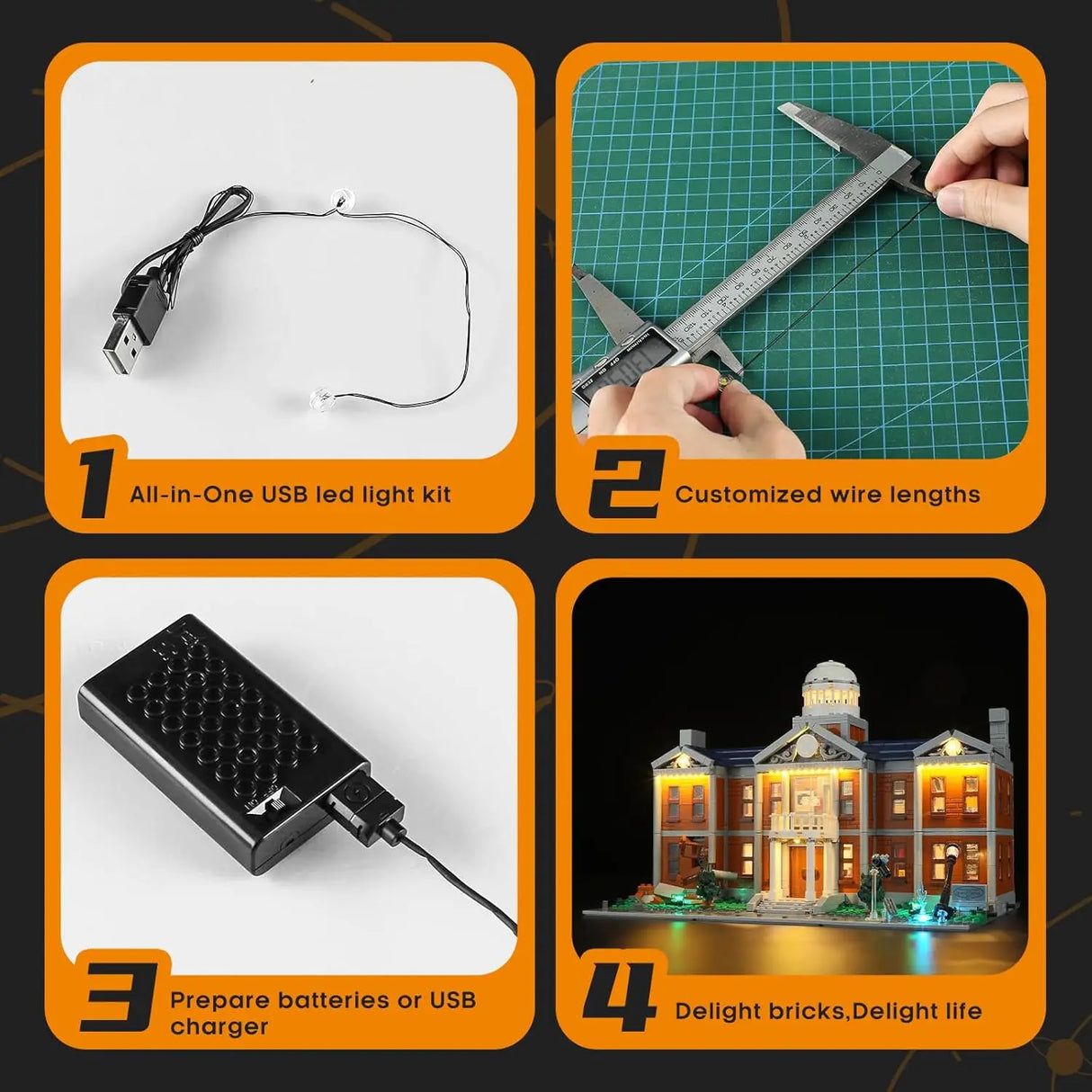 Yearicks compatible with LEGO building block lighting 76294 Xavier Genius Youth School LED decorative lighting - V.I.P Digital Presence