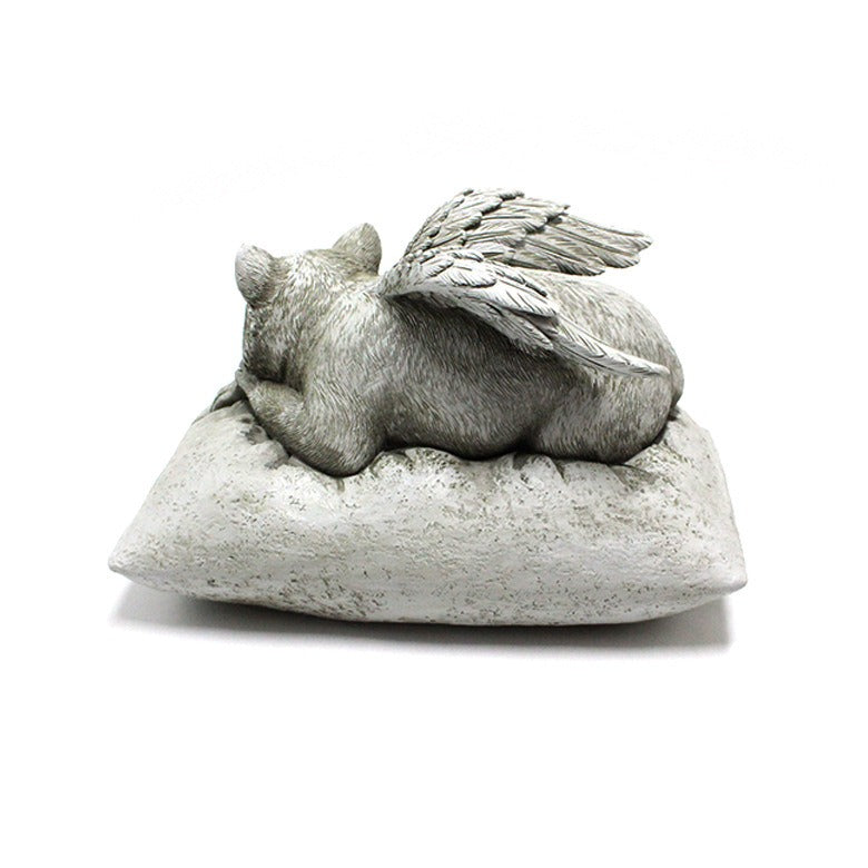 Angel cat and dog ornaments resin pet tombstone commemorative stone garden animal statue - V.I.P Digital Presence