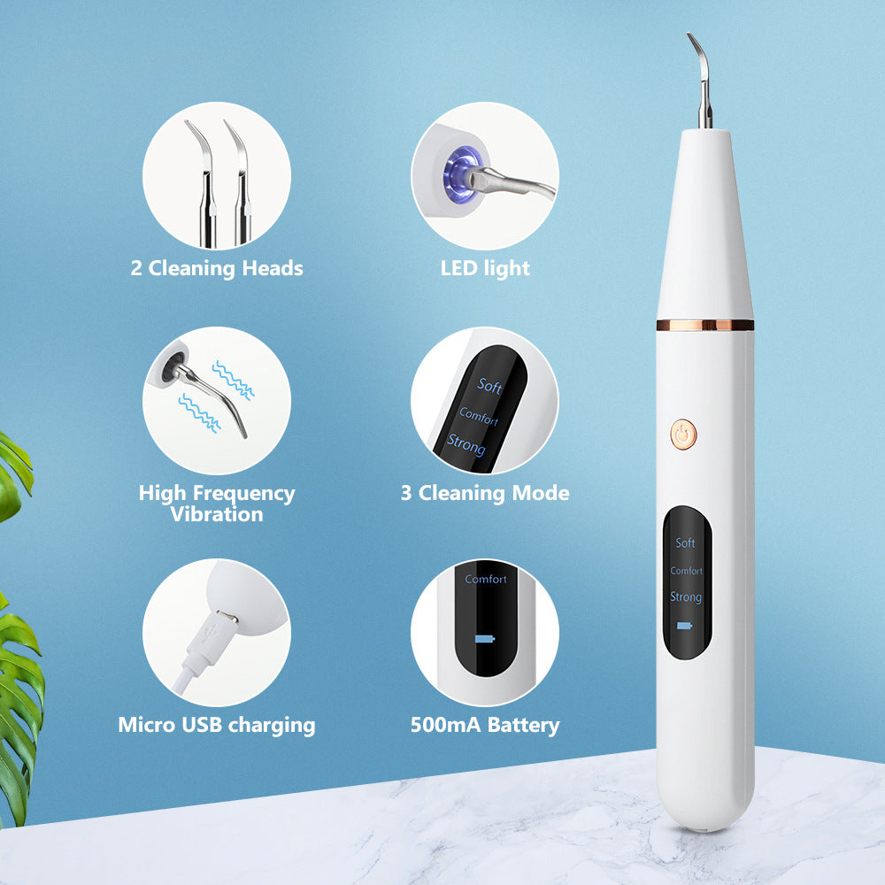 Intelligent Ultrasonic Tooth Cleaner 3 Gears To Remove Tartar And Stains Tooth Cleaning Instrument Household Tooth Cleaning Tooth - V.I.P Digital Presence