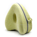 Almohada de espuma viscoelástica con forma de corazón, almohada ortopédica para piernas, espalda, caderas, rodillas, soporte para aliviar la espalda y las caderas, cuña para espalda y caderas.
