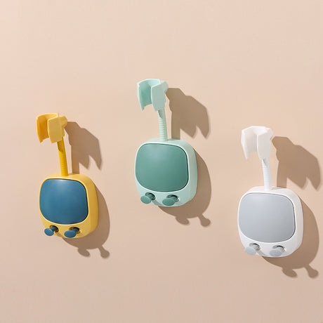 No Punching Head Shake Adjustable Bathroom Nozzle Shower Fixed Seat Lotus Head Universal Bracket Suction Cup Shower Bracket - V.I.P Digital Presence