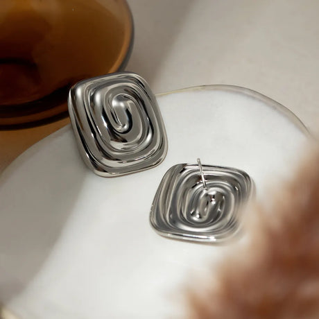 Stainless Steel Stud Earrings - V.I.P Digital Presence