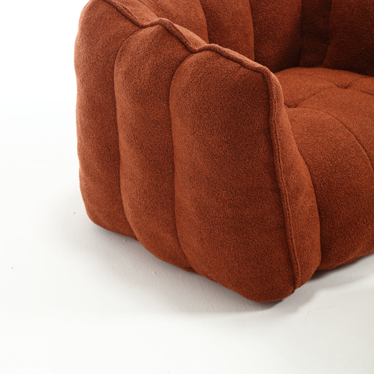 Soft Bean Bag Chair with High Resilient Foam(Chips)for living room and bedroom Comfortable Square Lazy Sofa with  Footstool - V.I.P Digital Presence