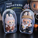 Labubu storage bag PVC high transparency thickened outdoor bag Xingdailu cotton doll exhibition walking bag labubu - V.I.P Digital Presence
