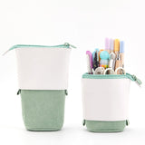 Creative Retractable pencil case school stationery Storage bag Kawaii Solid color Pen case cute pen holder gifts for kid pen bag - V.I.P Digital Presence