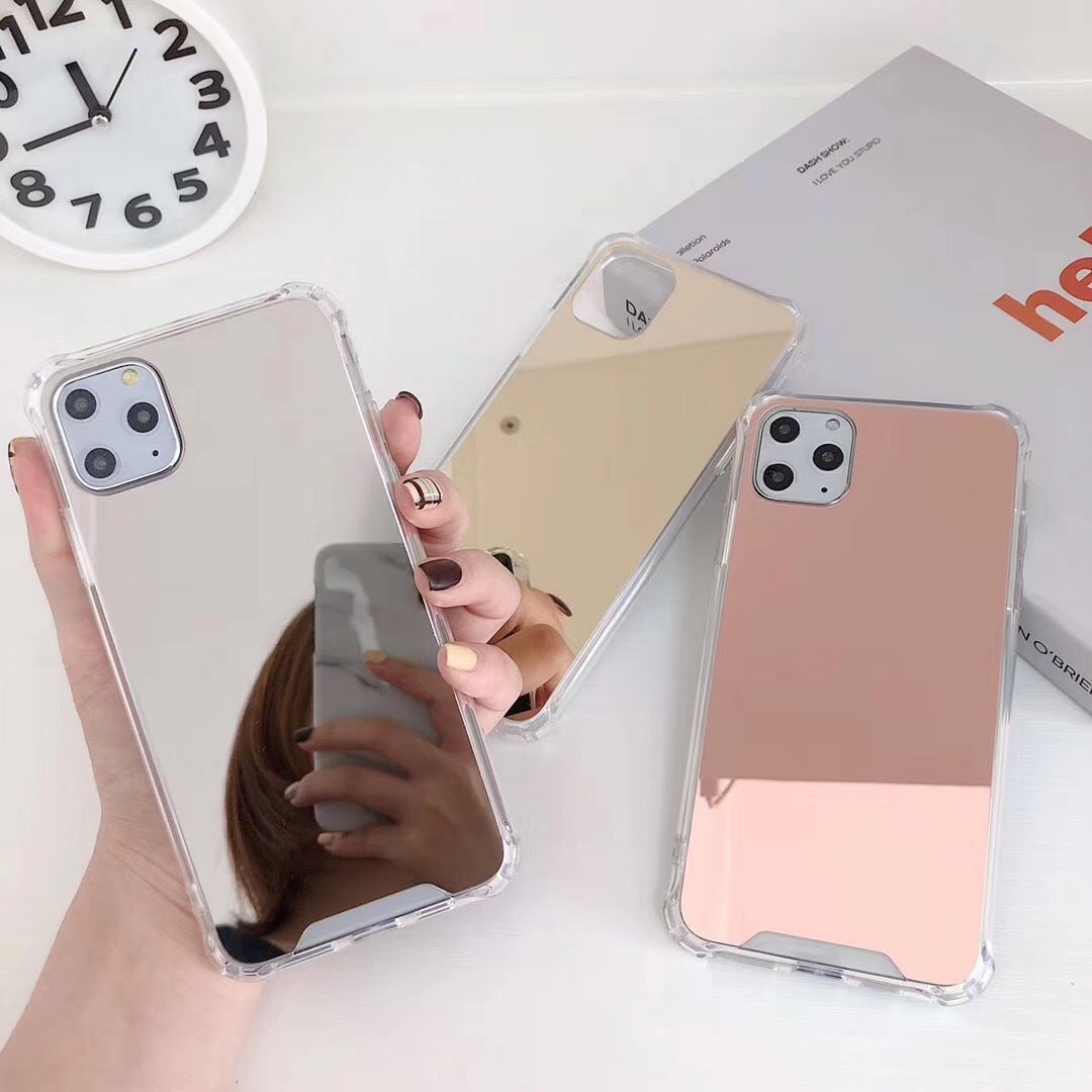 Gasbag Drop Proof Mirror Case for iphone XR XS MAX 13 14 Plus  Airbag Soft TPU Phone Cover - V.I.P Digital Presence