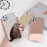 Gasbag Drop Proof Mirror Case for iphone XR XS MAX 13 14 Plus  Airbag Soft TPU Phone Cover - V.I.P Digital Presence
