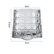 Hand drawn rotating glass cups multiple multi-purpose whiskey glasses rotating glass cups - V.I.P Digital Presence