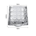 Hand drawn rotating glass cups multiple multi-purpose whiskey glasses rotating glass cups - V.I.P Digital Presence