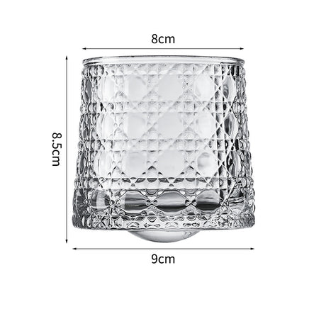 Hand drawn rotating glass cups multiple multi-purpose whiskey glasses rotating glass cups - V.I.P Digital Presence