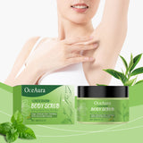 Exfoliante desintoxicante de té verde para axilas, exfoliante para estudiantes, hombres y mujeres, blanqueamiento de axilas, rejuvenecimiento de articulaciones, hidratante.