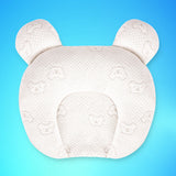 Almohada para bebé recién nacido de 0 a 1 año, productos para bebés, juego de almohada de látex antidesviación para la cabeza, almohada de algodón de color