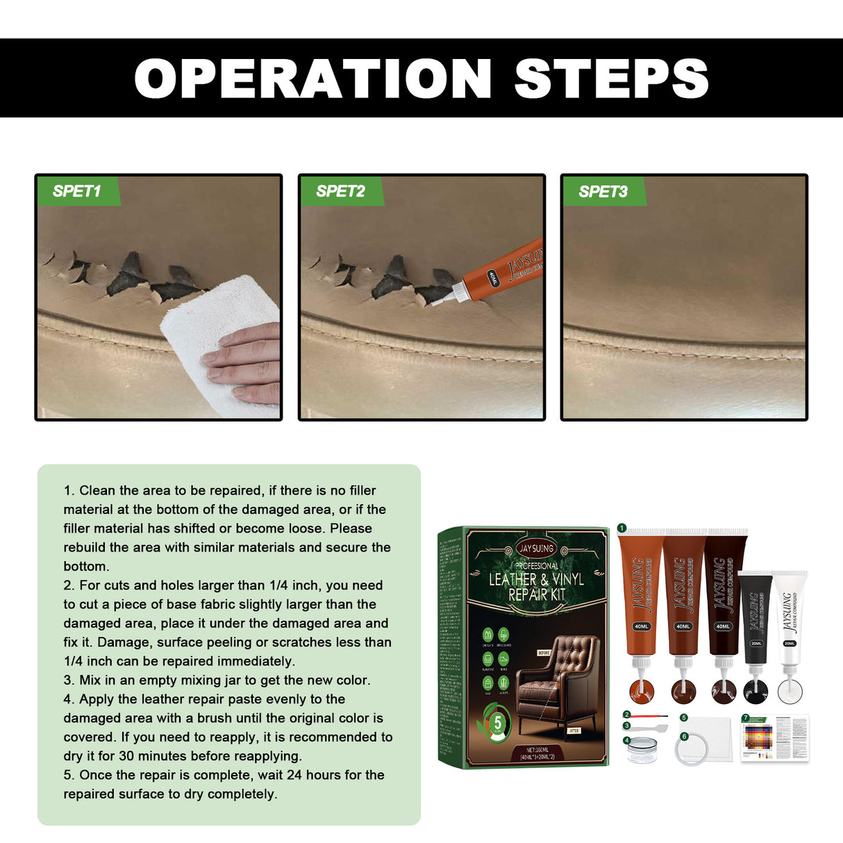 Furniture Leather Restoration Kit, Furniture Sofa Leather Bag Renovation Anti-Cracking Maintenance Care - V.I.P Digital Presence