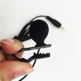 VOXLINK 3.5 mm Microphone Clip Tie Collar for Mobile Phone Speaking in Lecture 1.5m/3m Bracket Clip Vocal Audio Lapel Microphone - V.I.P Digital Presence