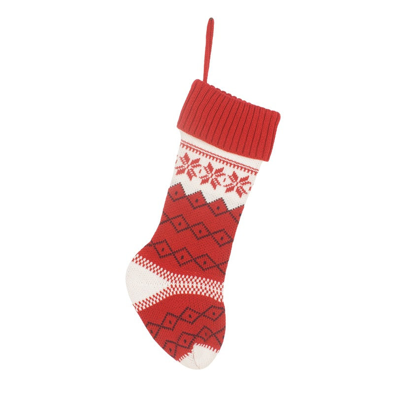 Christmas Decoration Plush Knitted Socks Christmas Gift Socks Gift Bags Pendants - V.I.P Digital Presence