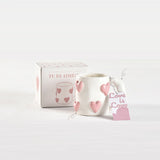 Peach Heart Ceramic Cup High Beauty Pink Girl Heart Mug Couple Water Cup Home Coffee Cup - V.I.P Digital Presence