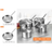 Stainless steel single handle sauce pot, double bottom milk pot, non stick pot, household sauce pot, high body, short height soup pot, smooth flat bottomed frying pan - V.I.P Digital Presence