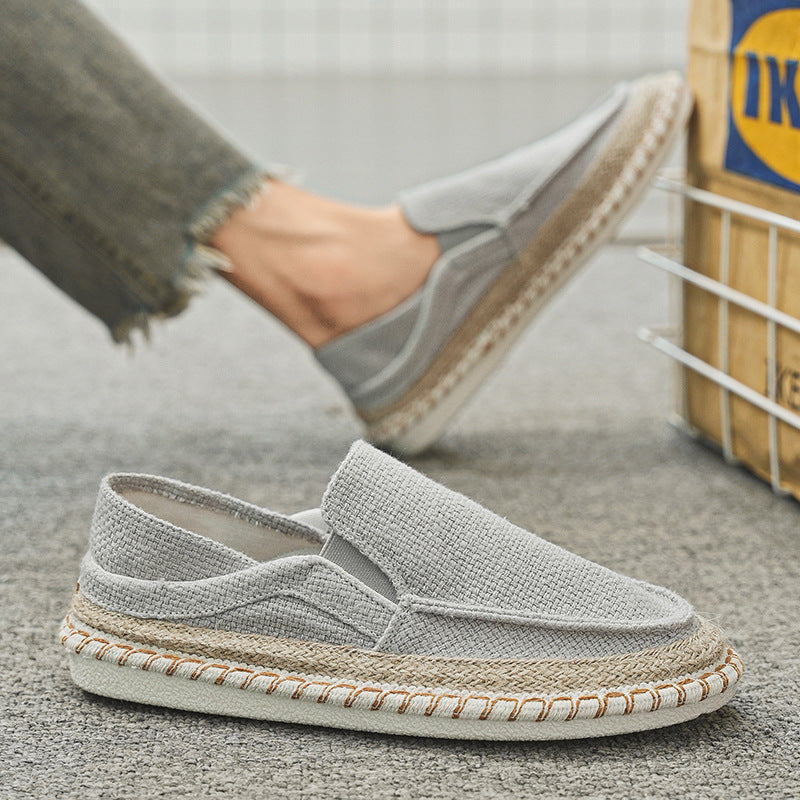 Fisherman Shoes Men's Breathable Cloth Shoes Hanfu Shoes Men's Casual Slip-On Loafers Driving Old Beijing Cloth Shoes - V.I.P Digital Presence