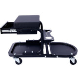 Ultimate Rolling Details and Multifunctional Car, 15'1/2 "x 8'3/4" x 18'1/2 "- Black - V.I.P Digital Presence