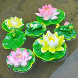 Floating Frog and Fish Pond Scenery Water Surface Decoration Water Fountain Resin - V.I.P Digital Presence
