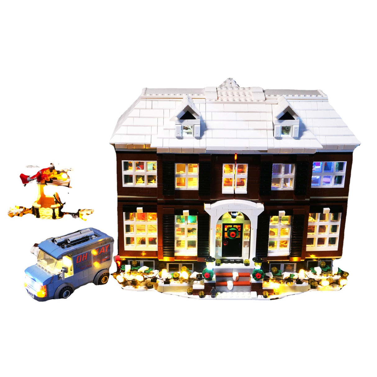 DIY building block lighting compatible with LEGO 21330 Little Home IDEAS building block remote control version LED lighting - V.I.P Digital Presence
