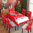 Christmas tablecloth, holiday decoration, elastic chair cover, household dining table, waterproof and dustproof tablecloth, fabric decorative tablecloth - V.I.P Digital Presence