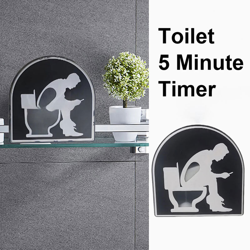 Time Out Stool Sand 5 Minute Restroom Clock Hourglass Valentine's Day Birthday Gift Creative Timers Kids Boyfriend Husband Gift - V.I.P Digital Presence