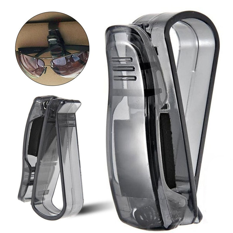 Multi-Function Glasses Case Atuo Car Accessories ABS Sunglasses Eyeglasses Glasses Holder Auto Fastener Ticket Clip funda gafas - V.I.P Digital Presence