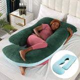 Pregnant women's pillow waist protection side sleeping slope pillow J-shaped pregnancy sleeping pillow - V.I.P Digital Presence