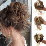 Synthetic Messy Curly Claw Hair Bun Chignon Hair Extensions Scrunchy Fake False Hair With Tail for Women Hairpieces - V.I.P Digital Presence