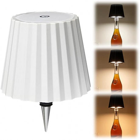 LED Creative Wine Bottle Light for Bar: Movable, Rechargeable, RGB Dimmable Decorative Bottle Lamp - V.I.P Digital Presence