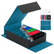 3800+ Capacity Card Storage Box. Includes 20 Dividers, 5 Supporters, Leather Magnetic Closure. Great for YuGiOh & MTG Cards. - V.I.P Digital Presence