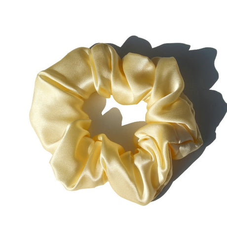 Pure Silk Large Scrunchies Ropes Hair Bands Ties Elastics Ponytail Holders for Women Girls Hair Accessories 19 Momme 3.5CM - V.I.P Digital Presence