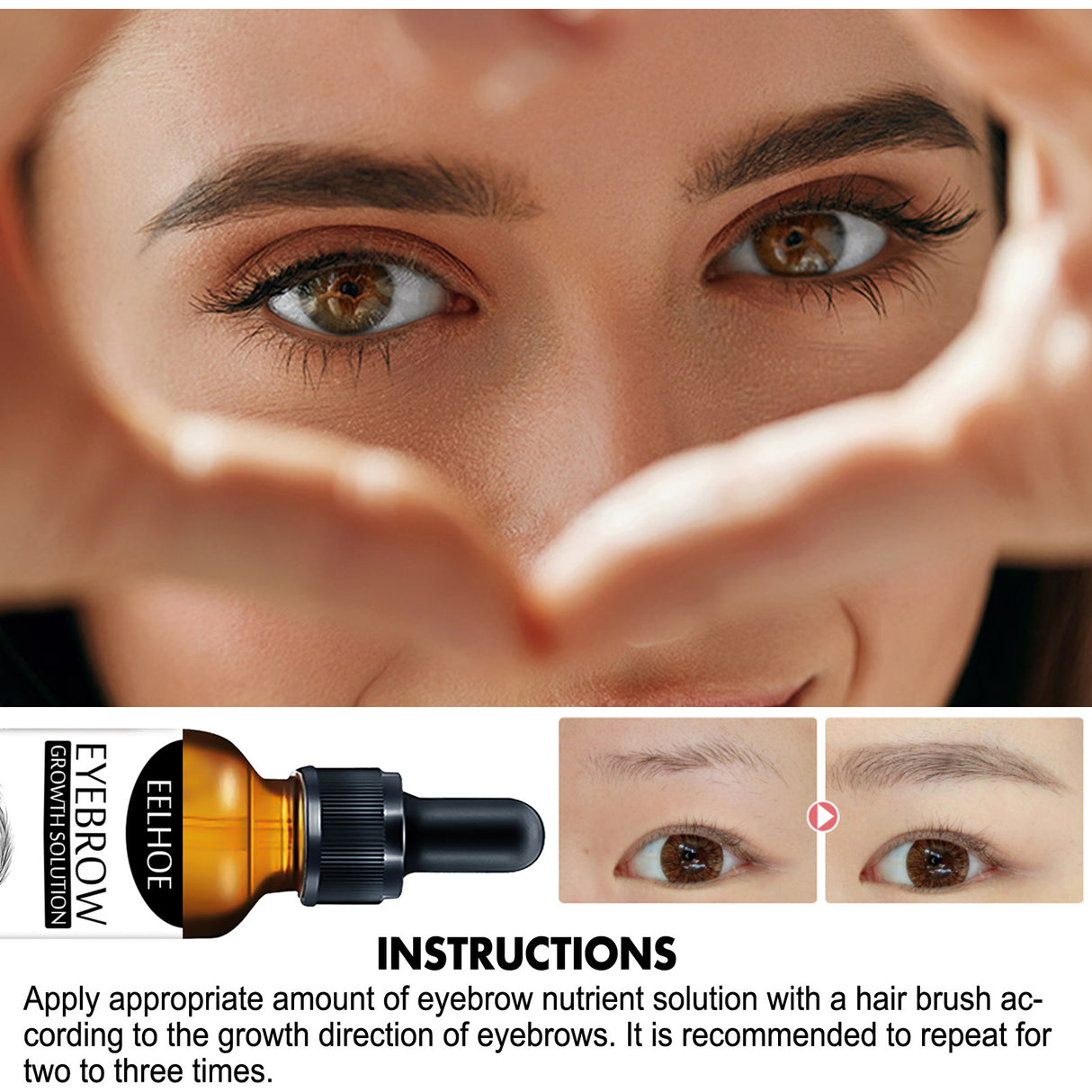 Eyebrow Liquid Eyebrow Black Thick Natural Essence Gentle Moisturizing Care Liquid Thick Eyebrow Nourishing Repair - V.I.P Digital Presence