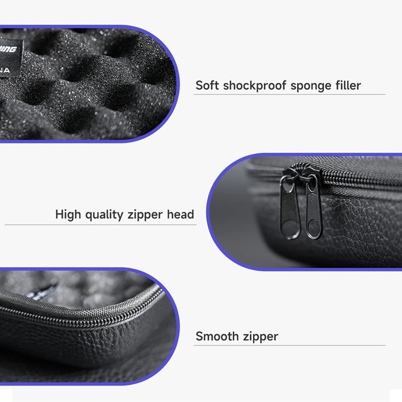 Bolsa portátil de EVA para carretes de pesca, resistente a golpes, impermeable, funda protectora para carretes, estuche de almacenamiento para 1 o 2 carretes de pesca.