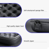 Bolsa portátil de EVA para carretes de pesca, resistente a golpes, impermeable, funda protectora para carretes, estuche de almacenamiento para 1 o 2 carretes de pesca.