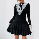 Lace   Party Mini Dress for Women - V.I.P Digital Presence