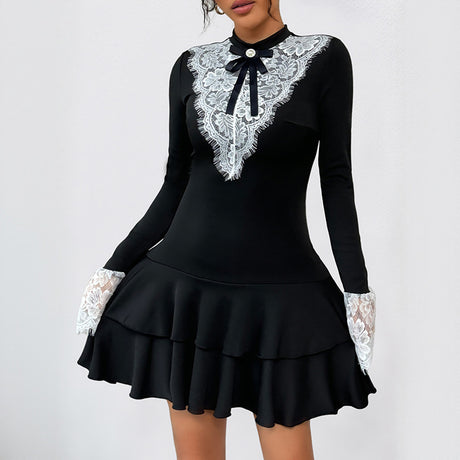 Lace   Party Mini Dress for Women - V.I.P Digital Presence