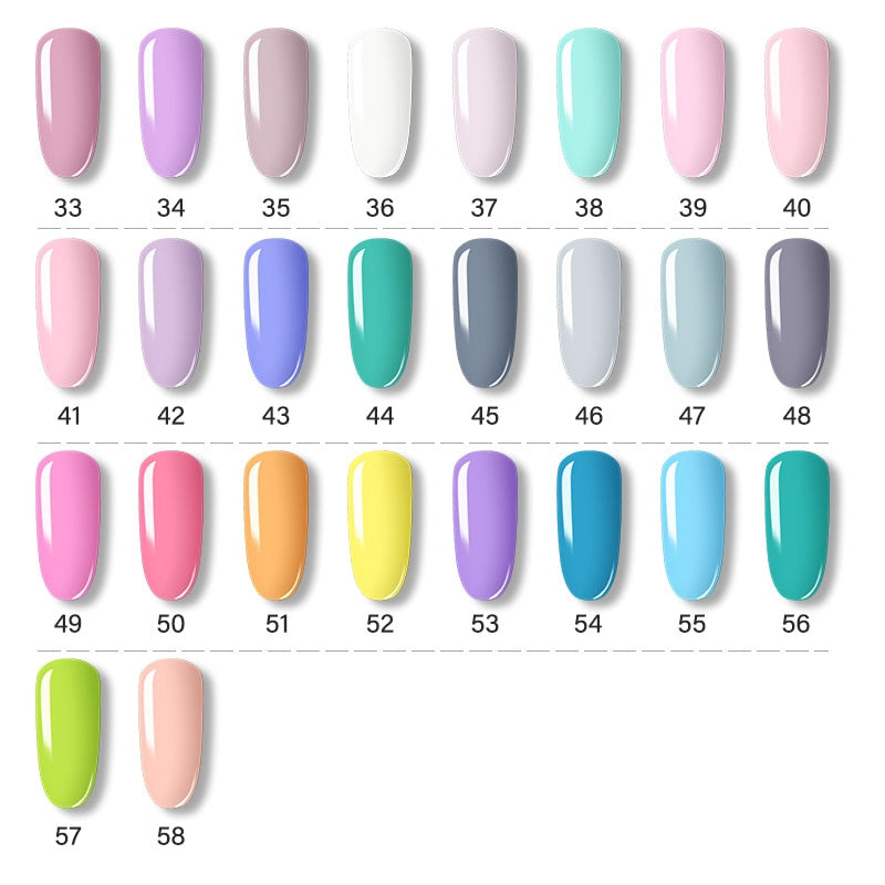 ROSALIND Gel Polish Set Manicure for Nails Semi Permanent Vernis top coat UV LED Gel Varnish Soak Off Nail Art Gel Nail Polish - V.I.P Digital Presence